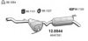 ASSO 12.8044 Middle-/End Silencer